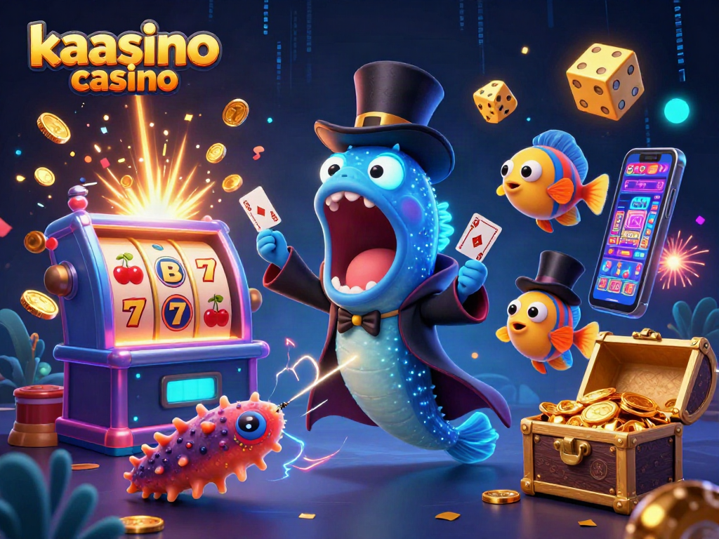Kaasino casino offers exciting gameplay with vibrant characters and dynamic winning elements.