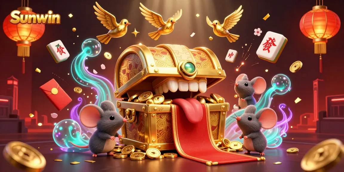 Sunwin offers an engaging 3D casino experience with adventurer mice and golden treasures.