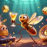 Experience lolajack casino gratis spins with this vibrant 3D casino scene featuring exciting slots and dynamic elements.