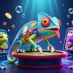 Play exciting games at crazyvegas pokies online, featuring vibrant slot reels and dynamic casino graphics.
