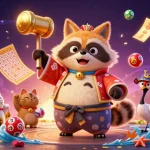 Engage with ALo789's vibrant gaming experience featuring colorful lottery elements and charming characters.